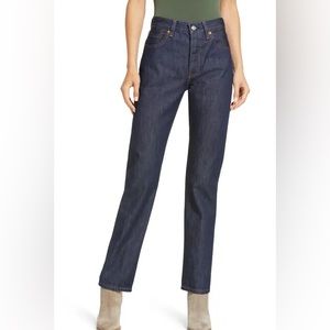 Levi’s 501 high rise straight